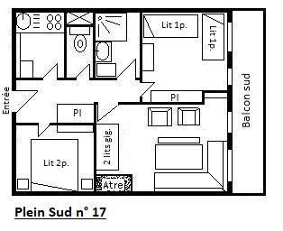 Appartement Plein Sud MRB560-017 - Méribel Centre 1600 