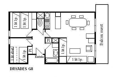 Appartement Dryades MRB240-G08 - Méribel Centre 1600 