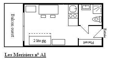 Appartement Merisiers MRB470-A01 - Méribel Centre 1600 