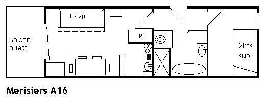 Appartement Merisiers MRB470-A16 - Méribel Centre 1600 