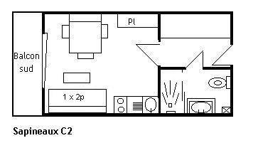 Appartement Sapineaux MRB600-0C2 - Méribel Centre 1600 