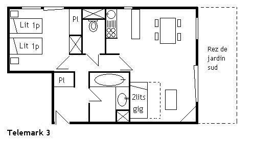 Appartement Telemark MRB660-003 - Méribel Centre 1600 