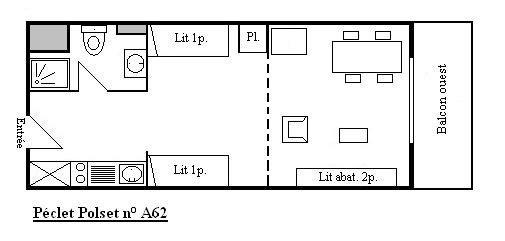 Appartement Peclet MRB500-A62 - Méribel Centre 1600 