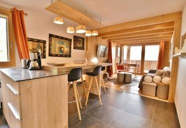 Bel appartement 4 pers, 2 chambres, proche village, vue Aravis - Le Grand Bornand