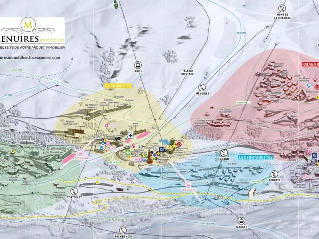 Studio Ski aux Pieds avec Terrasse et Wifi - Les Bruyères, Les Menuires FR-1-178-341 - Les Menuires Bruyères