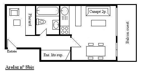 Appartement Arolaz 1 MRB030-008 - Méribel Centre 1600 