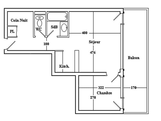 Appartement cosy 4-6 pers balcon, ski au pied, parking couvert FR-1-459-27 - La Clusaz