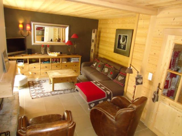 Ski au pied, duplex rénové 4 ch, terrasse, cheminée, tout confort FR-1-459-22 - La Clusaz