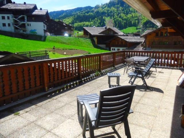 Ski au pied, duplex rénové 4 ch, terrasse, cheminée, tout confort FR-1-459-22 - La Clusaz