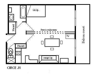 Appartement Cirse MRB170-J01 - Méribel Centre 1600 