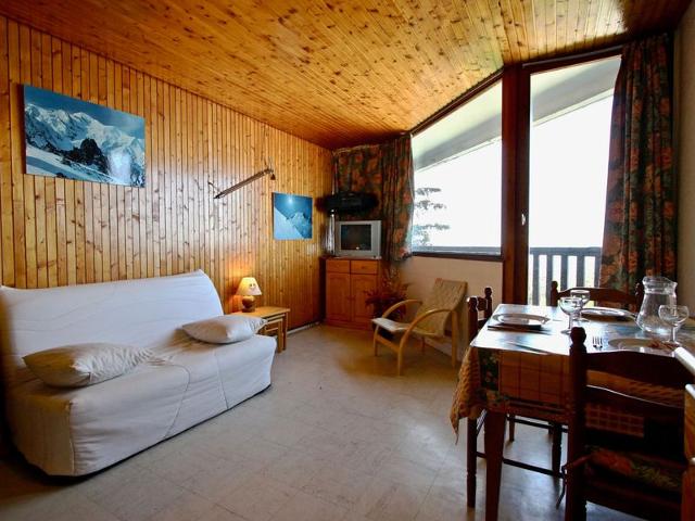 Studio au pied des pistes avec balcon, animaux admis FR-1-549-63 - Chamrousse