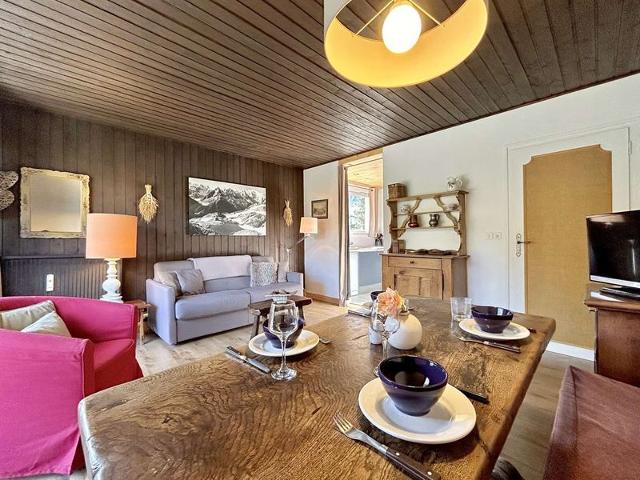 Appartement cosy 2 pièces avec balcon, proche centre et télécabine, piscine et tennis en été FR-1-59 - Megève