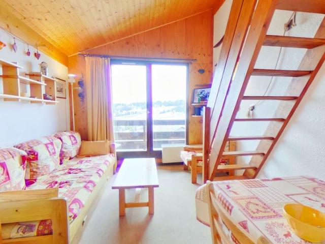 Studio cabine 4 pers., Les Saisies, bal., kitchenette, prox. centre et ski FR-1-594-145 - Les Saisies