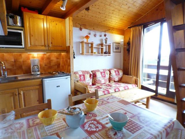 Studio cabine 4 pers., Les Saisies, bal., kitchenette, prox. centre et ski FR-1-594-145 - Les Saisies