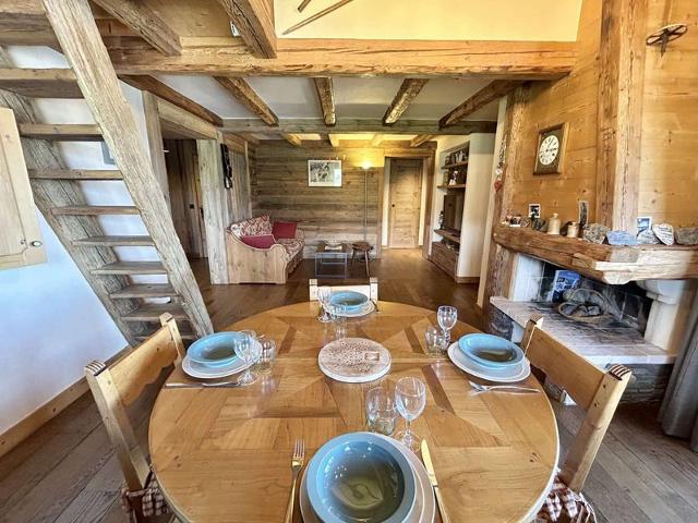 Appartement 3 pièces+cabine à Megève, près des pistes, terrasse, parking, 6 couchages FR-1-597-1 - Megève