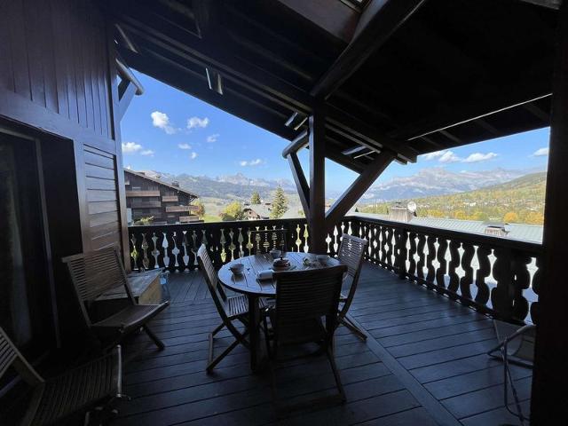 Appartement 3 pièces+cabine à Megève, près des pistes, terrasse, parking, 6 couchages FR-1-597-1 - Megève