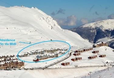 PIC DU MIDI - STUDIO CABINE 4 PERSONNES AVEC PARKING COUVERT - La Mongie