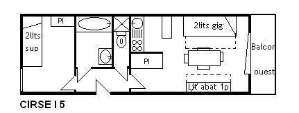 Appartement Cirse MRB170-I05 - Méribel Centre 1600 