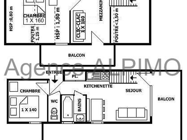 Appartement Les Saisies, 3 pièces, 6 personnes - Les Saisies