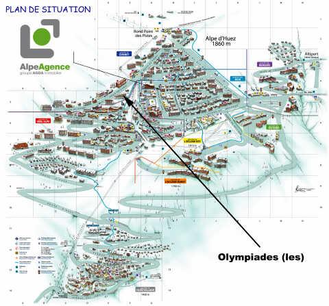 Olympiades (les) 23605 - Alpe d'Huez