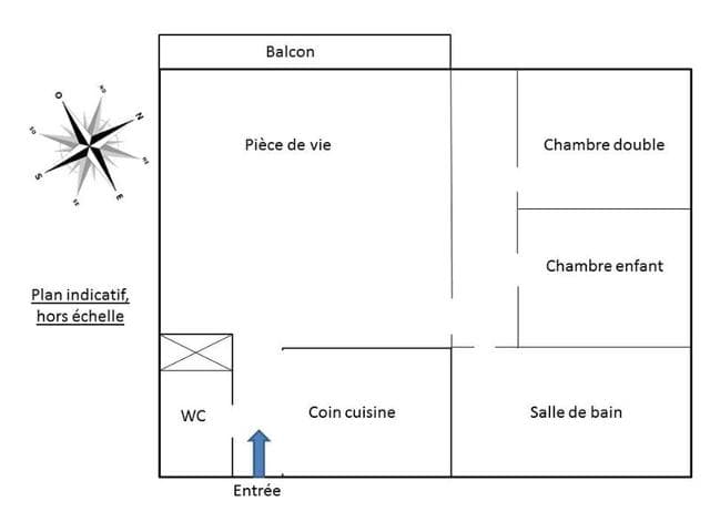 Appartement Les Gets, 3 pièces, 5 personnes - Les Gets