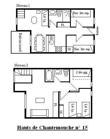 Appartement Hauts De Chantemouche MRB390-015 - Méribel Centre 1600 