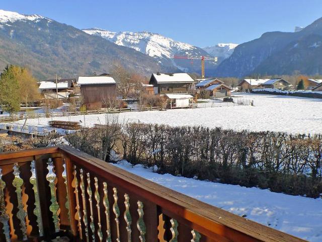 Charmant appartement 2 pièces mezzanine avec balcon, parking et casier à skis FR-1-629-38 - Samoëns