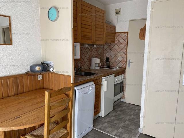 Studio cabine 4 pers, proche pistes, balcon, ascenseur, centre FR-1-295-181 - Les Angles