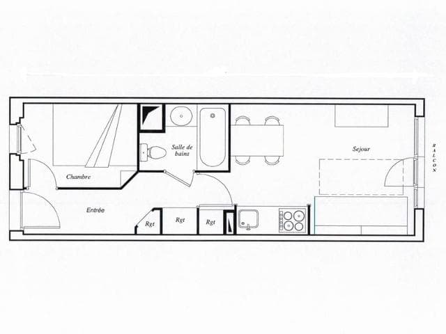 Charmant 2 pièces avec balcon exposé sud - Quartier Falaise, proche commerces et remontées mécanique - Avoriaz