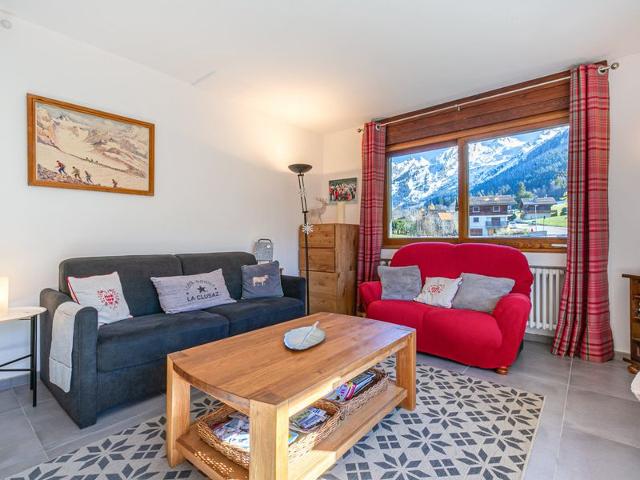 Ski aux pieds, 2 chambres, balcon sud, parking, 6 pers FR-1-437-87 - La Clusaz