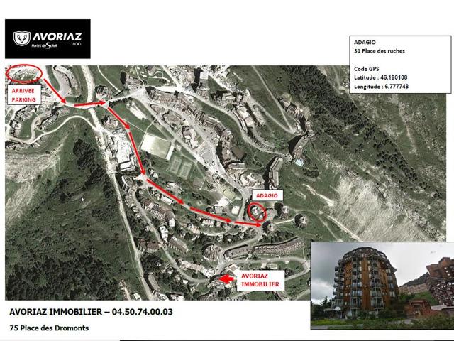 Appartement rénové 3/4 personnes à Avoriaz - Village des Ruches, 21 m², proche centre, casier à skis FR-1-633-41 - Avoriaz