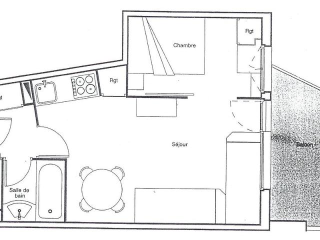 Agréable 2 pièces avec balcon et accès skis aux pieds, quartier calme FR-1-634-22 - Avoriaz