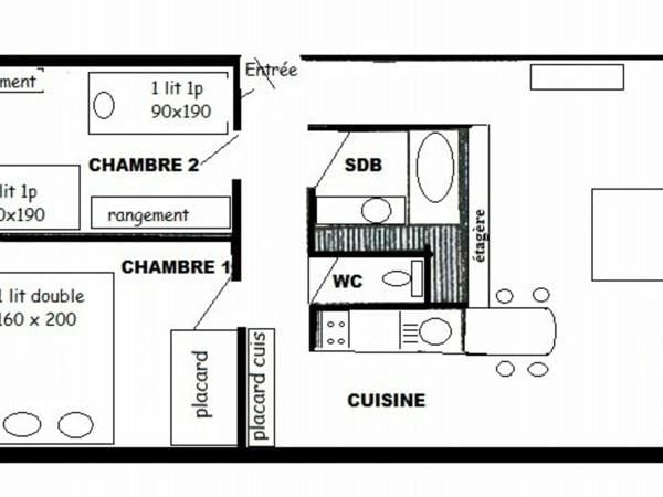 3 pièces 4 couchages, Plagne Centre , WIFI, Très bon confort - Plagne Centre