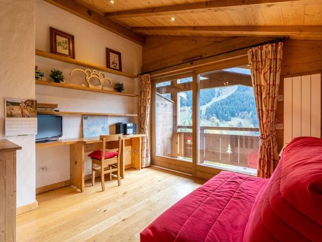 Chalet mitoyen 3 étoiles à La Clusaz, 500m des pistes, 10 pers, terrasse, cheminée, garage, WiFi FR-1-459-186 - La Clusaz