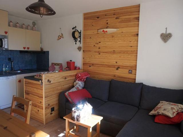 Studio cabine à Orcières Merlette - 4 pers, animaux admis, linge de lit inclus en hiver FR-1-636-168 - Orcières Merlette 1850