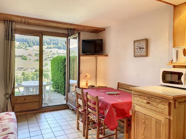 Studio cosy pour 3 avec terrasse, parking et casier à ski à Combloux FR-1-560-77 - Combloux