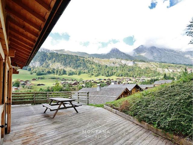 Triplex 8 pers. en Chalet Traditionnel, Pied des Pistes, Terrasse, Balcon, Parking FR-1-458-164 - Le Grand Bornand