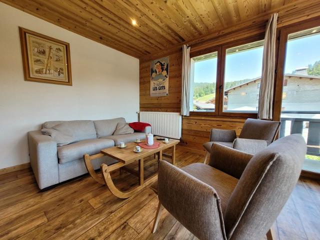 Appartement cosy, 3 balcons, plein centre, proche pistes - idéal 5-6 pers. FR-1-598-101 - Les Gets