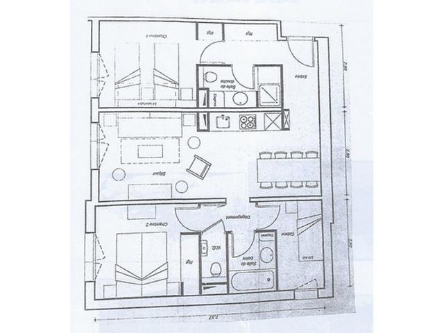 Spacieux 3 pièces cabine, 6 pers, 62m² aux pieds des pistes, Les Bruyères, Les Menuires FR-1-178-359 - Saint Martin de Belleville