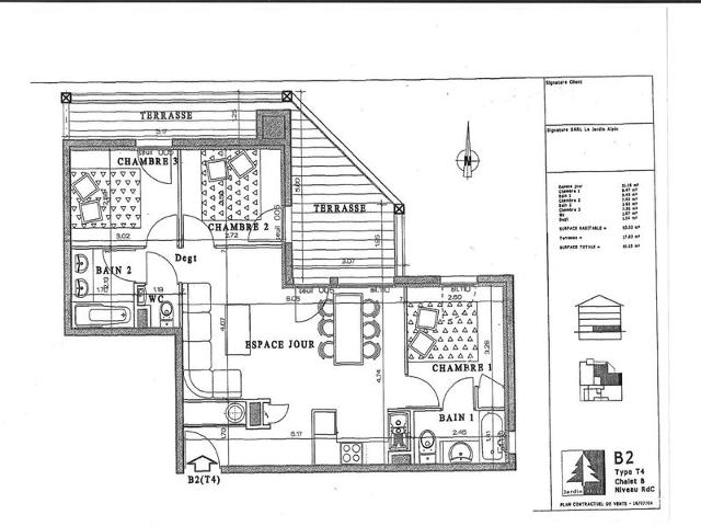 T4 à Morillon 1100, 100m des remontées, 3 chambres, parking, WiFi FR-1-412-69 - Morillon 1100 Les Esserts