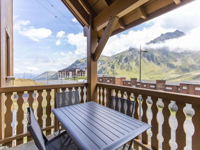 Studio cabine 4 pers avec terrasse, piscine couverte et salle de fitness, proche pistes et remontées - La Mongie