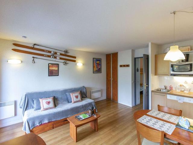 Studio cabine 4 pers avec terrasse, piscine couverte et salle de fitness, proche pistes et remontées FR-1-404-339 - La Mongie