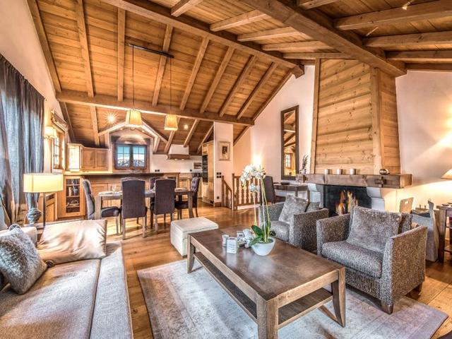 Duplex central à Courchevel avec cheminée, balcon, et WIFI FR-1-575-147 - Courchevel 1850