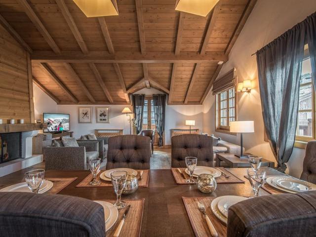 Duplex central à Courchevel avec cheminée, balcon, et WIFI FR-1-575-147 - Courchevel 1850