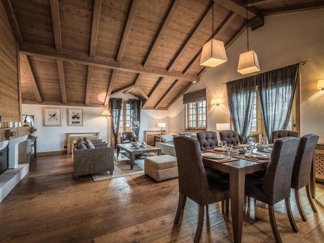 Duplex central à Courchevel avec cheminée, balcon, et WIFI FR-1-575-147 - Courchevel 1850