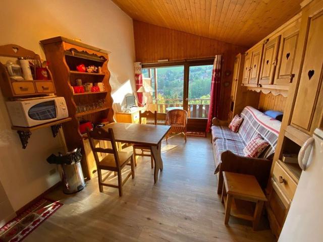 Studio 4 pers. sur les pistes avec balcon et parking FR-1-459-193 - La Clusaz