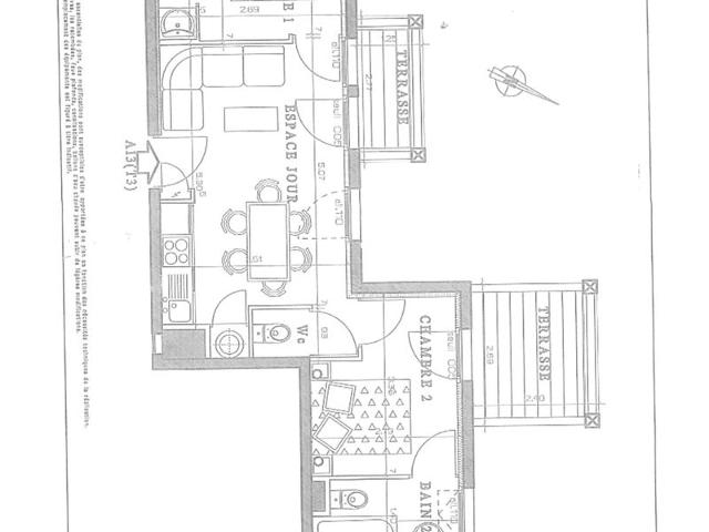 Appartement 3 pièces, 6 personnes, à 100m des pistes, Résidence Les Jardins Alpins, Morillon 1100 FR - Morillon 1100 Les Esserts