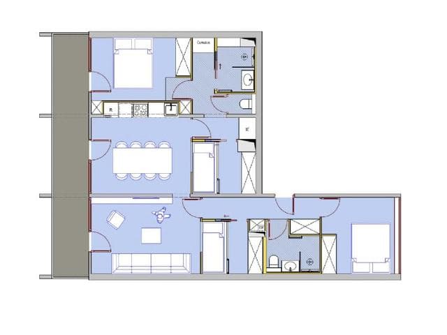 Appartement Burons 709/718 - Les Menuires Croisette