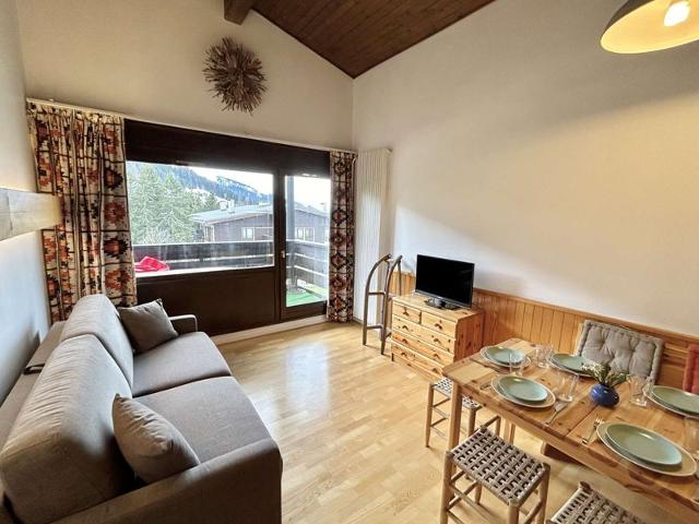 Studio + Alcôve 4 Couchages, Balcon, Parking, Skis - Proche Rochebrune, Megève FR-1-597-168 - Megève