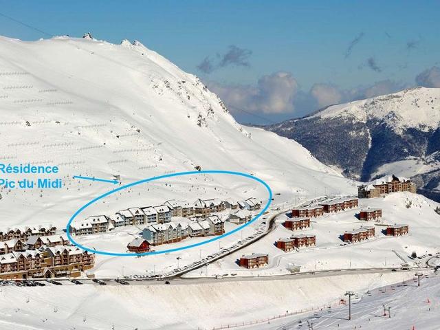 Charmant T2 avec Piscine, Fitness et Terrasse, à 400m des Pistes - La Mongie FR-1-404-341 - La Mongie